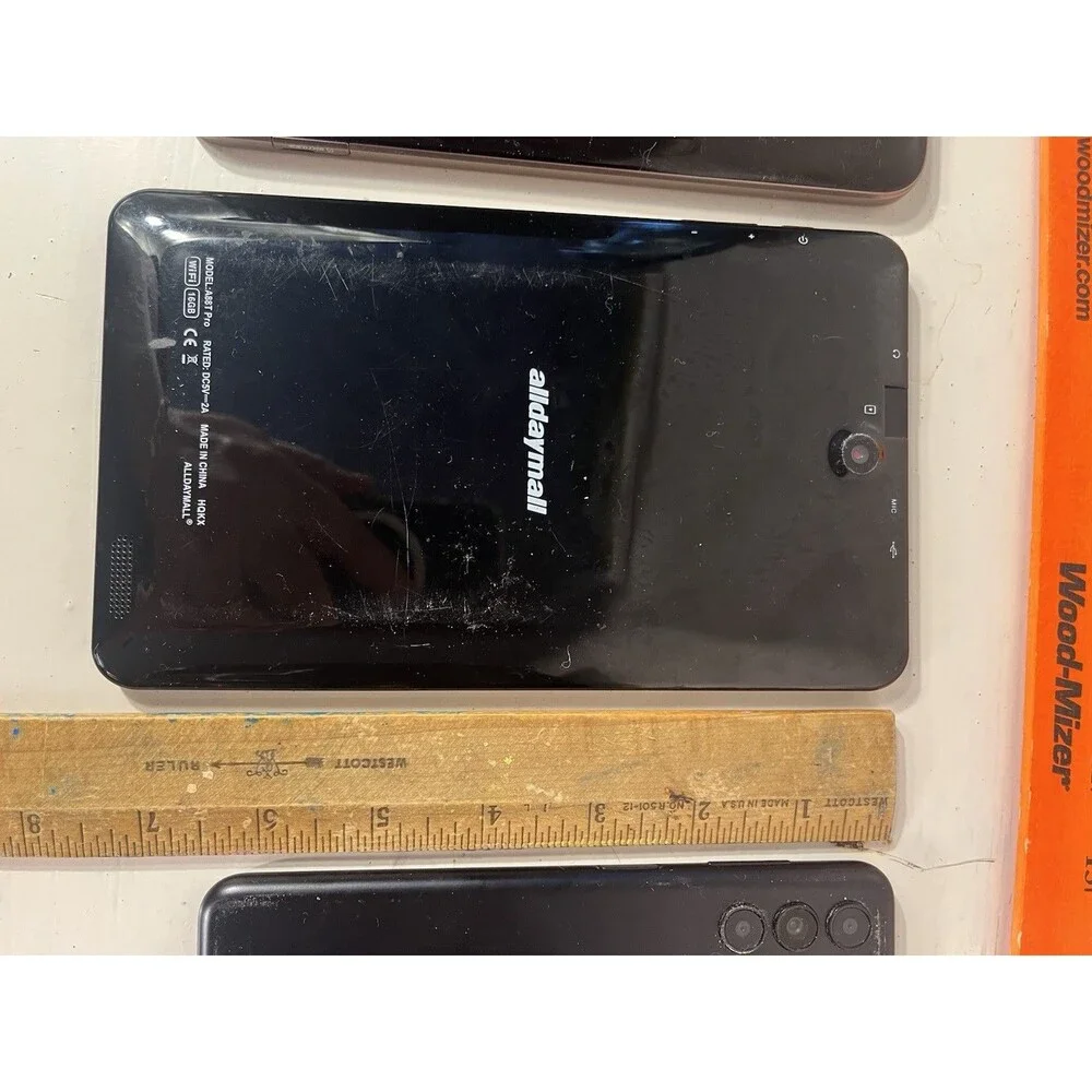 Lot of 4 Tablets & Smartphones Samsung Nexus AllDayMall Untested AS IS